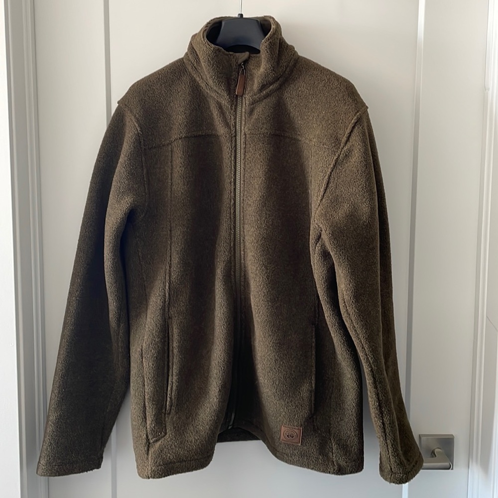 Brown Fleece Field & Stream Jacket